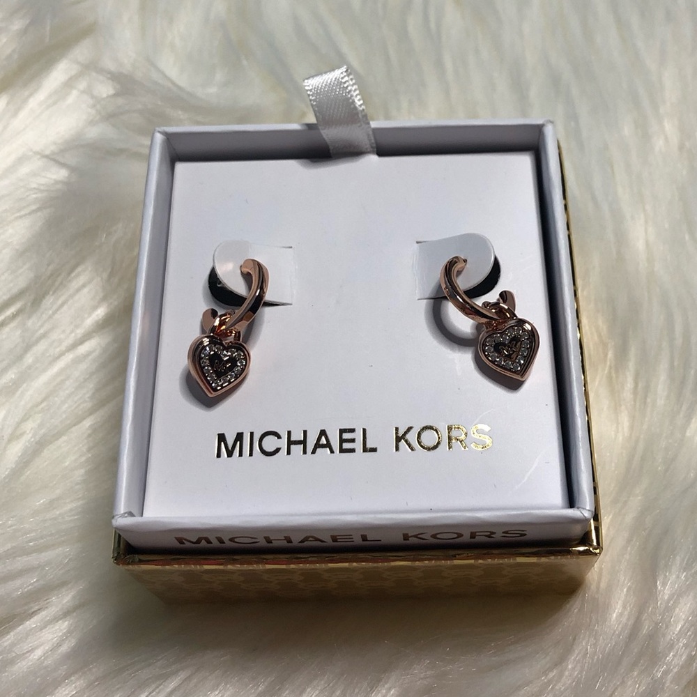 Michael Kors Heart Earrings